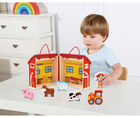 Ігровий набір Tooky Toy Wooden Foldable Fire Station (6972633374534) - зображення 4