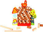 Настільна гра Jenga Tooky Toy Ферма Падаюча курка (6970090046964) - зображення 4