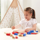 Klocki drewniane Viga 3D Montessori 62 elementy (6971608446597) - obraz 6