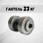 Гантель 23кг GREY