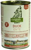 Упаковка вологого корму для собак Isegrim Adult Prairie качка + пастернак, обліпиха та дикі трави 400 г х 6 шт (4250231540288) - зображення 2