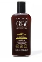 Шампунь, кондиционер и гель для душа 3 в 1 American Crew Ginger Tea Energizing Shampoo 250 мл