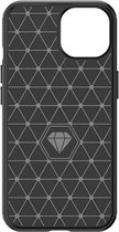 Etui Hurtel Carbon Case do iPhone 15 Black (9145576279410) - obraz 4