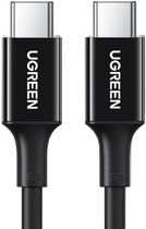 Ugreen US300 Kabel ładujący 100W USB Type-C na USB Type-C 5A 2 m Czarny (6957303883721) - obraz 1