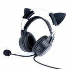 Ігрові RGB навушники ONIKUMA X15 PRO з гарнітурою з знімними котячими вухами