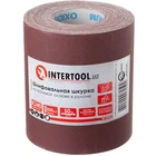Шліфувальна шкірка Intertool 200 мм 50 м P240 наждачний папір для шліфування тканинний абразивний в рулоні на тканинній основі (000001478)