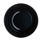 Тарелка Luminarc обеденная стеклокерамическая Zelie Black 250мм черная V3821