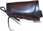 Патронташ шкіряний Медан на приклад 12 калібр х 6 патронів (2003) Чорний - зображення 2