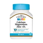 Витамины и минералы 21st Century Calcium Magnesium Zinc + D3, 90 таблеток