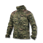 Кофта флисовая с капюшоном Kiborg Jacket Grid Fleece Multicam XL