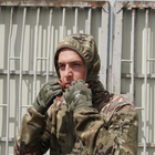 Кофта флісова з капюшоном Kiborg Jacket Grid Fleece Multicam L - зображення 10