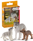 Набір фігурок Schleich Wild Life Мати вовчиця та вовченята 42472 (4059433296036) - зображення 2