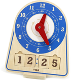 Розвиваюча таблиця Viga Montessori Learning Clock (6971608445477) - зображення 4