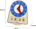 Розвиваюча таблиця Viga Montessori Learning Clock (6971608445477) - зображення 6