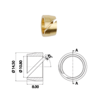 Кільце d8 mm латунне розрізне для фітинга термопластикової трубки FARO,509OS024-O02