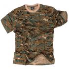 Футболка тактическая MIL-TEC камуфляж марпат Digital woodland MARPAT S - изображение 1