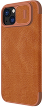 Etui z klapką Nillkin Qin Pro Leather do Apple iPhone 15 Plus Brown (6902048265240) - obraz 4