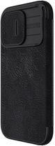 Etui z klapką Nillkin Qin Pro Leather do Apple iPhone 15 Pro Black (6902048265202) - obraz 5