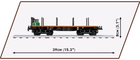 Конструктор Cobi Платформа вантажного вагона типу SSYS 424 шт (5902251062842) - зображення 7