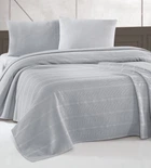Плед-покрывало вафельный Zastelli Gray Waffle 160х220 см хлопок