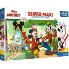 Пазлы Trefl SUPER МАХИ Веселый домик Дисней + раскраска 24 эл (41012)