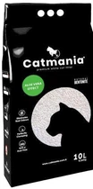 Бентонітовий наповнювач для туалету котів Catmania з ароматом Aloe vera та зеленими гранулами, 10 л