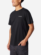 Футболка бавовняна чоловіча Columbia CSC Basic Logo Short Sleeve 1680053022 S Чорна (195978521838) - зображення 3