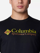 Футболка бавовняна чоловіча Columbia CSC Basic Logo Short Sleeve 1680053029 M Чорна (195981532081) - зображення 4