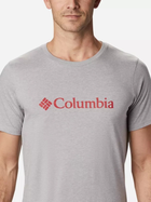 Футболка бавовняна чоловіча Columbia CSC Basic Logo Short Sleeve 1680053039 S Сіра (193553316480) - зображення 4