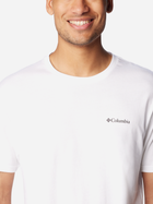 Футболка бавовняна чоловіча Columbia CSC Basic Logo Short Sleeve 1680053112 M Біла (195978523009) - зображення 5