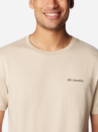 Футболка бавовняна чоловіча Columbia CSC Basic Logo Short Sleeve 1680053274 M Бежева (195978524433) - зображення 5