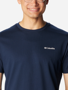 Футболка бавовняна чоловіча Columbia CSC Basic Logo Short Sleeve 1680053474 S Темно-синя (195978524273) - зображення 5