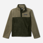 Підліткова толстовка для хлопчика Columbia Steens Mtn II 1/4 Snap Fleece Pull-Over 2087881366 141-149 см (M) Оливкова (195981090185) - зображення 1