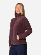 Толстовка на блискавці без капюшона жіноча Columbia Benton Springs Full Zip 1372111613 L Бордова (195981471267) - зображення 4