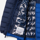 Kurtka młodzieżowa chłopięca zimowa Columbia Powder Lite II Hooded Jacket 2090023433 141-149 cm (M) Granatowa (195981516746) - obraz 3