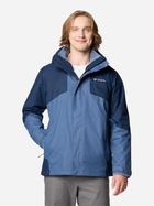 Kurtka jesienna męska z kapturem Columbia Bugaboo III Fleece Interchange Jacket 2096904478 XL Granatowa (195980982153)