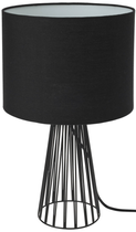 Lampa stołowa Home & Styling Collection z czarnym abażurem 30 cm (8720573415163)