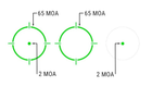 Прицел коллиматорный Holosun HS510С точка 2 MOA круг 65 МОА зелений - зображення 6