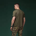 Набір футболок Basic Ukrarmor Military T-shirt. Матеріал Cottone/Elastane, олива S - зображення 5