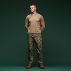 Тактическая рубашка Base Ukrarmor Combat Shirt с длинным рукавом. Койот XL - изображение 5