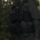 Сумка-напашник PRO. Розмір Ukrarmor L (16х28 см). Матеріал Cordura 500D. Чорний - зображення 3