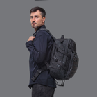 Тактичний наплічник RANGER Ukrarmor на 40 л. Мультфільм чорний. CORDURA 1000 30 x 52 x 30 см - зображення 9