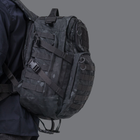 Тактичний наплічник RANGER Ukrarmor на 40 л. Мультфільм чорний. CORDURA 1000 30 x 52 x 30 см - зображення 10