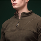 Флісова тактична кофта Ukrarmor Garrison Fleece Ranger Green. Temperature control, polyester M - зображення 3