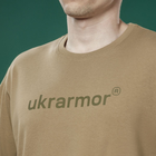 Чоловічі футболки з логотипом Logo Tee Ukrarmor. Котон. Колір койот S - зображення 2