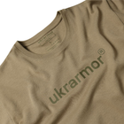 Чоловічі футболки з логотипом Logo Tee Ukrarmor. Котон. Колір койот S - зображення 4