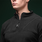 Флисовая тактическая кофта Ukrarmor Garrison Fleece Black. Temperature control, polyester S - изображение 3