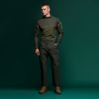 Тактична сорочка Core Ukrarmor Combat Shirt, довгий рукав, комбіновані матеріали. Олива S - зображення 6