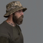 Капелюх тактичний Combat Ukrarmor Hat (TDU ripstop). Колір Піксель (мм-14) L/XL - зображення 4