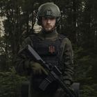 Нагрудний адмін підсумок. Ukrarmor Cordura 500D. Кріплення Molle. Чорний 18×10×3 см - зображення 3